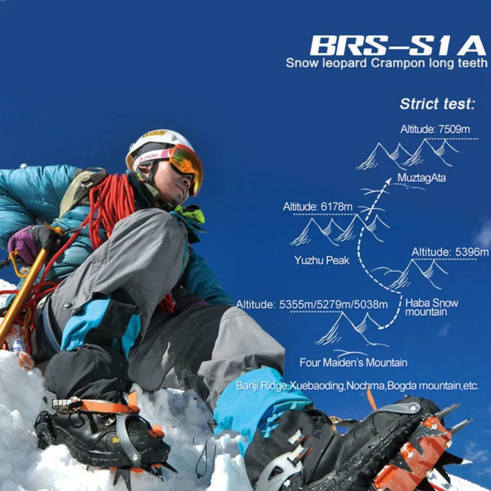 BRS Professional 14 Teeth Ice Crampons