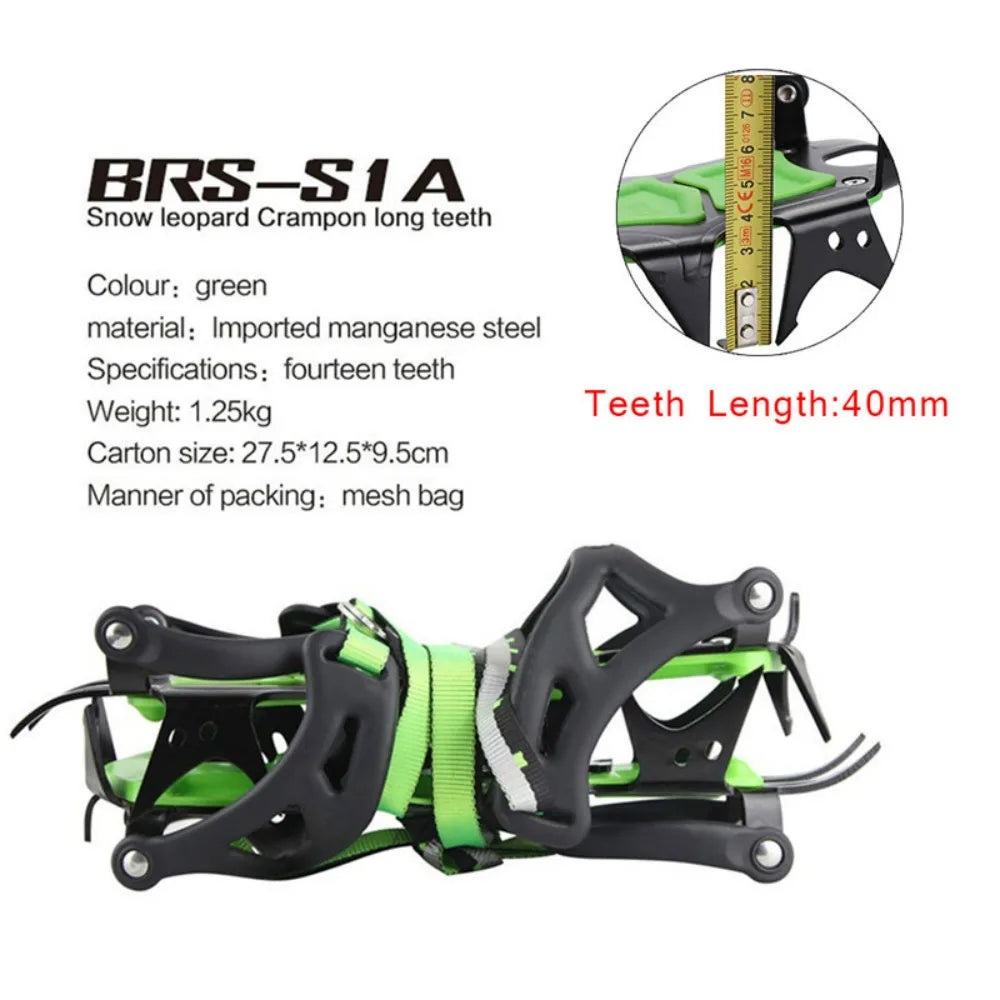 BRS Professional 14 Teeth Ice Crampons