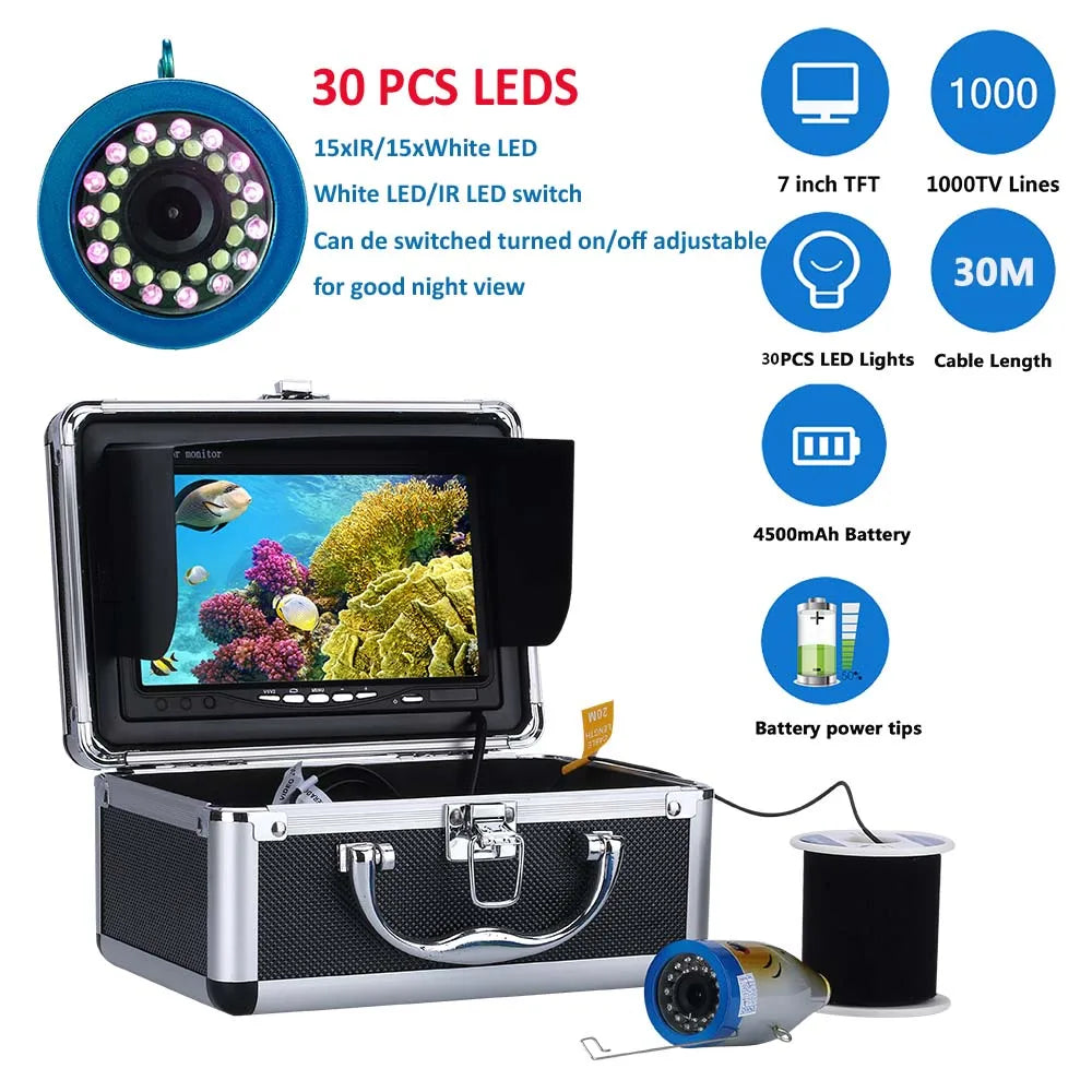 Fish Finder Underwater Fishing Camera 30LEDs