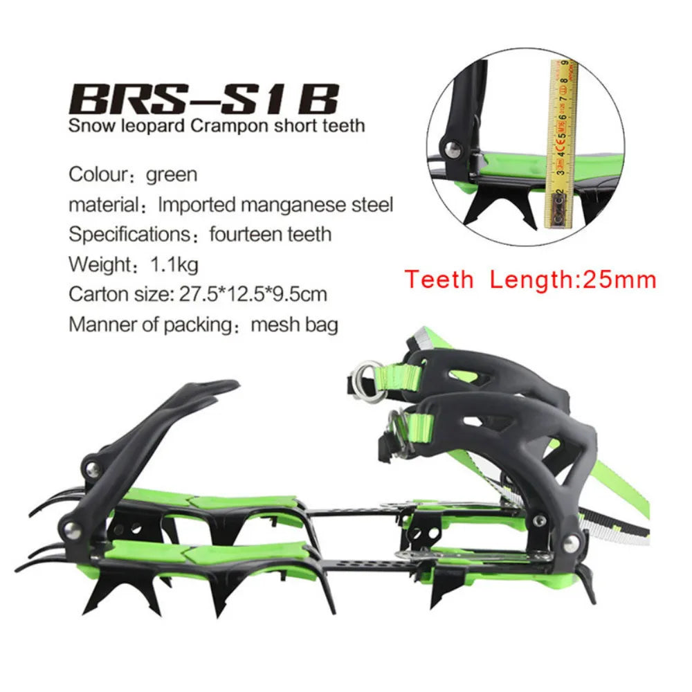 BRS Professional 14 Teeth Ice Crampons
