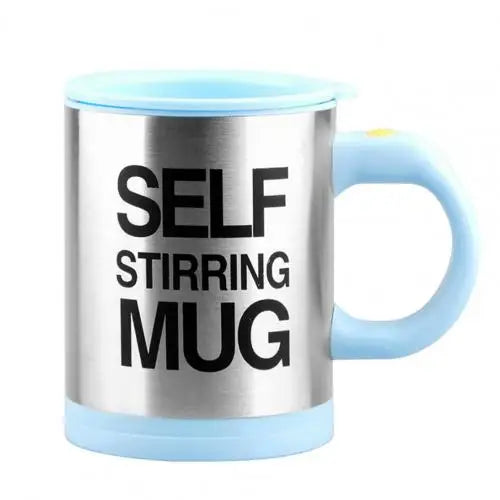 Mug 400ml Self Stirring Stainless Steel with Lid