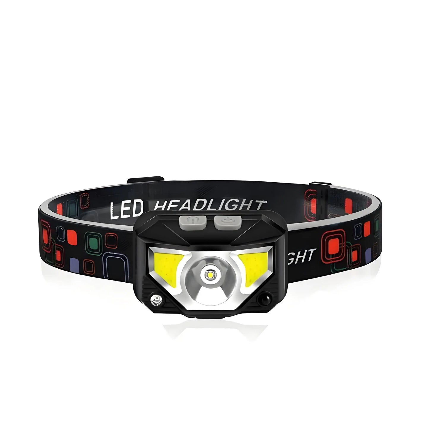 USB Rechargeable LED Headlamp - Waterproof Light for Outdoor Activities
