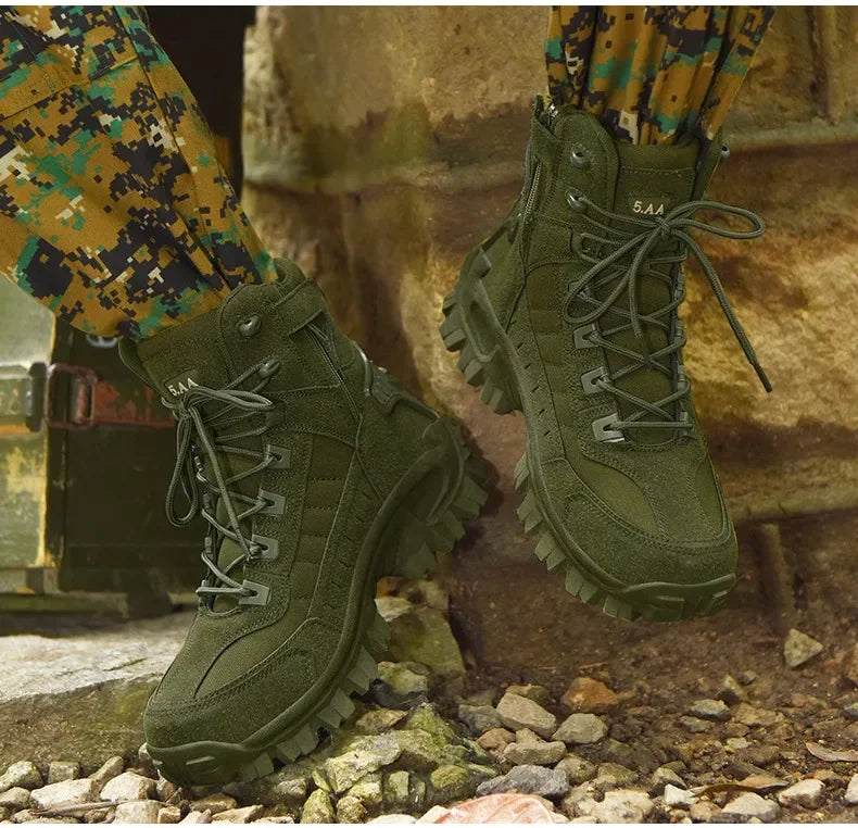 Men's High-top Desert Waterproof Tactical Boots