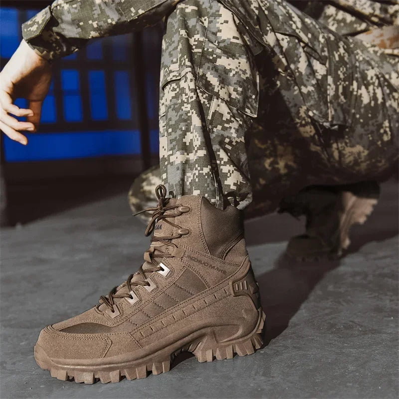 Men's High-top Desert Waterproof Tactical Boots