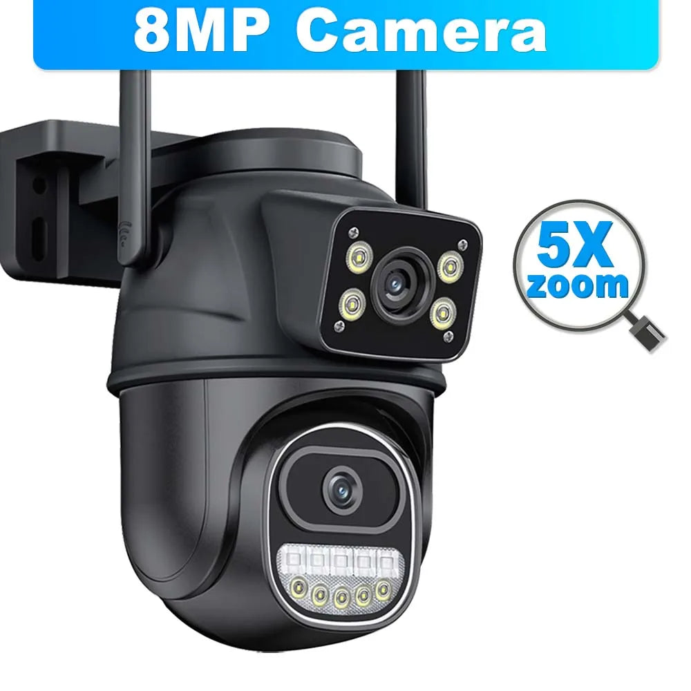 8K 16MP WiFi 10X Zoom Motion Detection Surveillance Camera