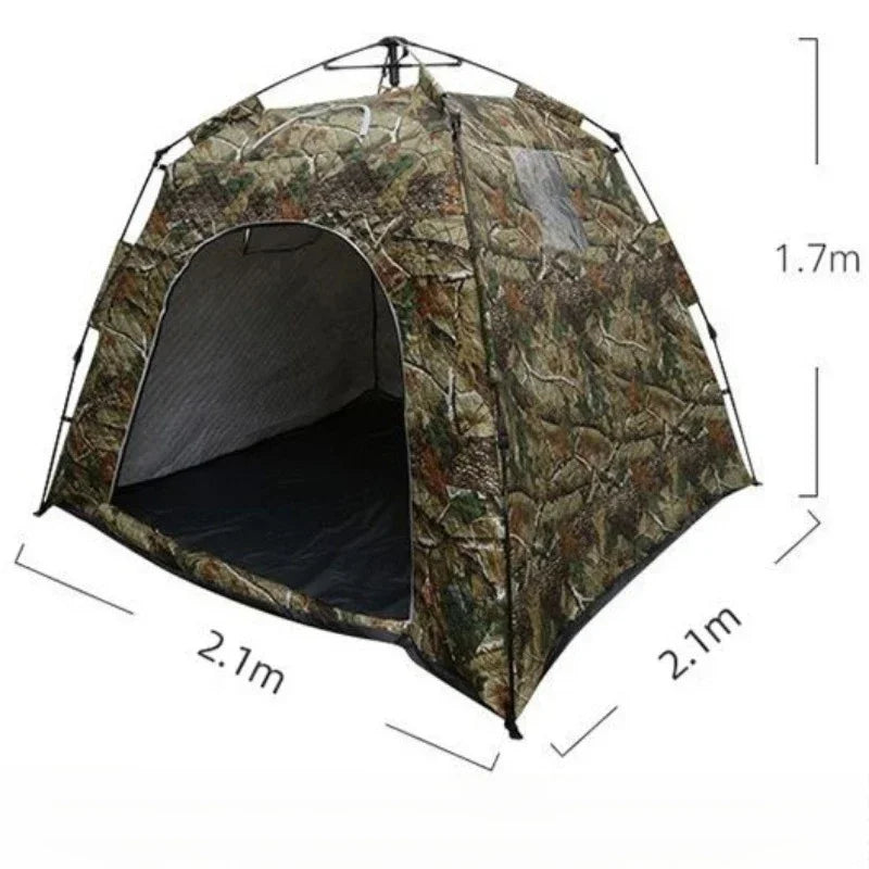 Outdoor Tent 3-4 People Windproof Ice Fishing