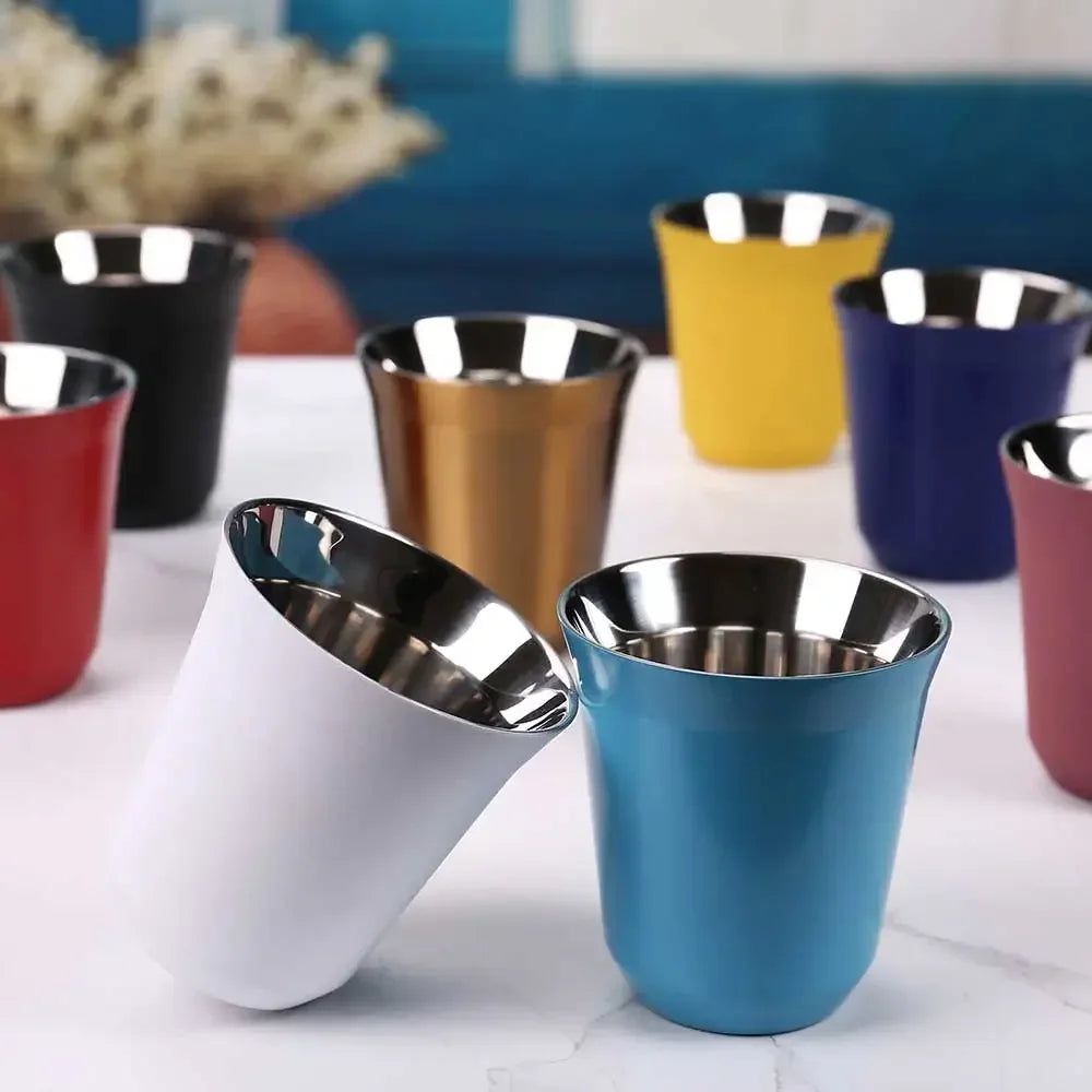 80ML160ML Espresso Mugs 304 Stainless Steel