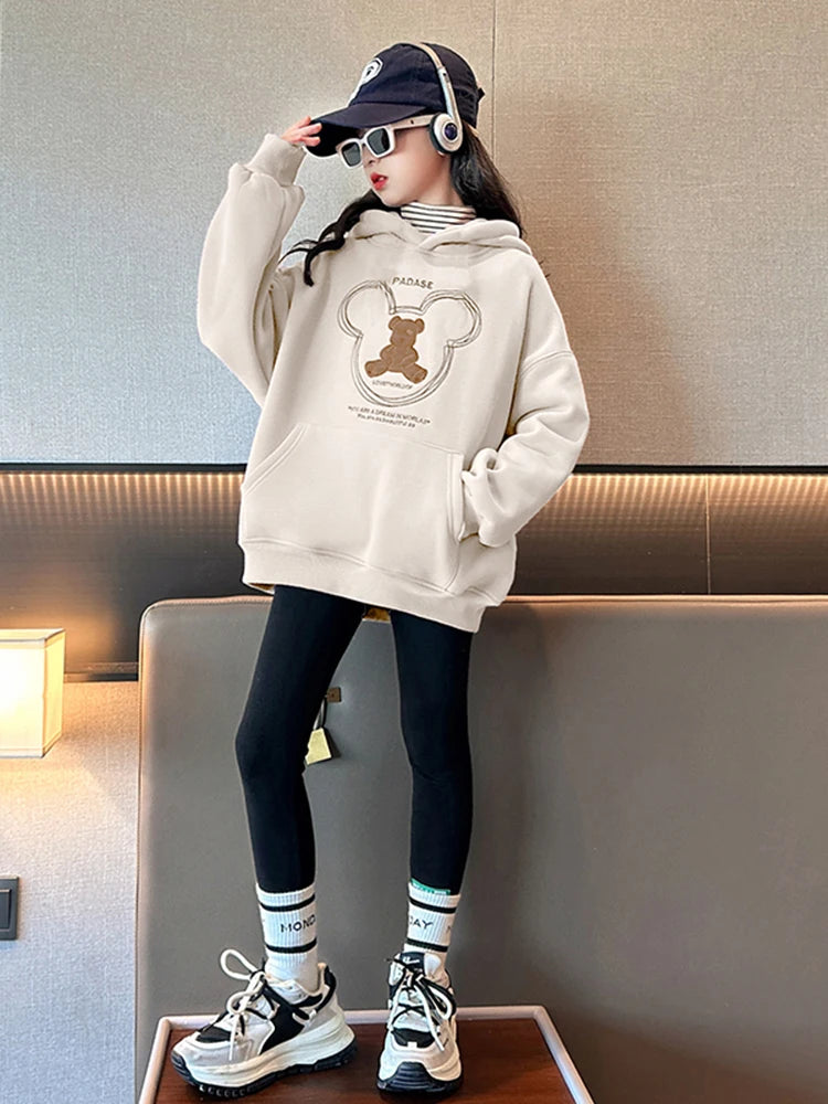 Girl hoodie Fashion Trends Cartoon printed