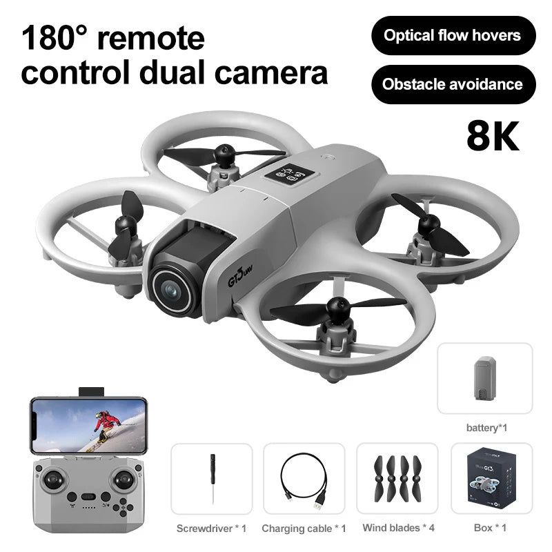 RC 6/8K Drone Dual Camera Obstacle Avoidance