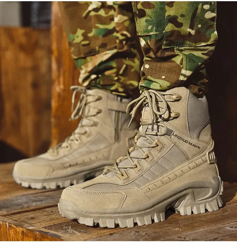 Men's High-top Desert Waterproof Tactical Boots