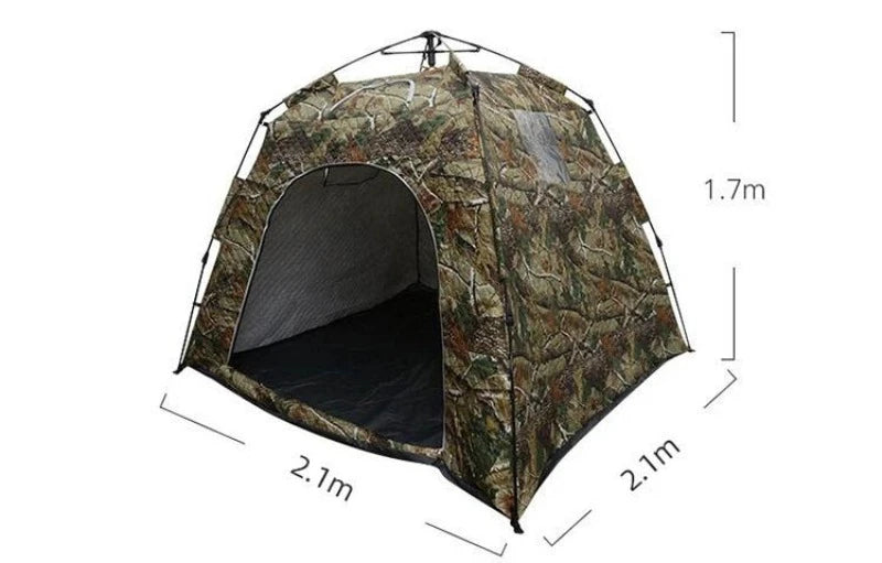 Outdoor Tent 3-4 People Windproof Ice Fishing