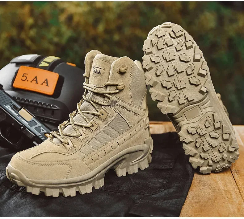 Men's High-top Desert Waterproof Tactical Boots