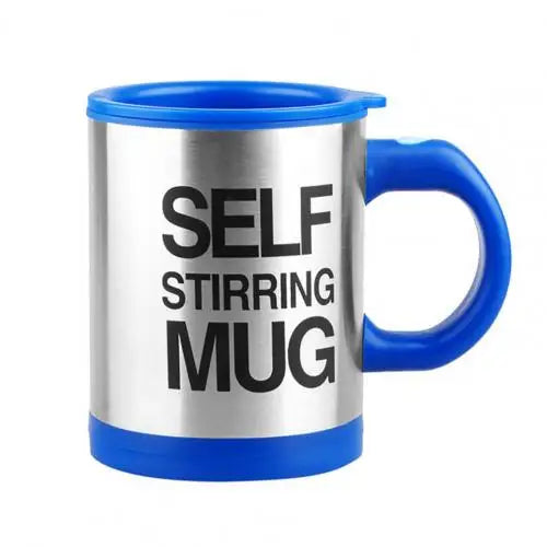 Mug 400ml Self Stirring Stainless Steel with Lid