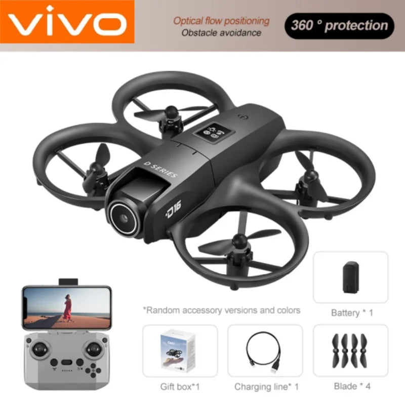 VIVO D16 Drone Aerial HD Professional Dual-camera
