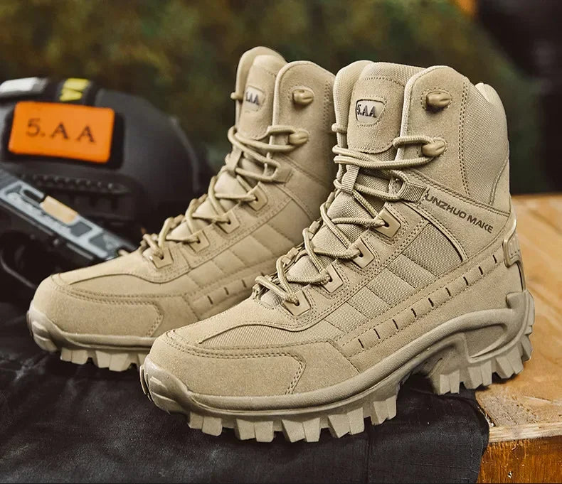 Men's High-top Desert Waterproof Tactical Boots