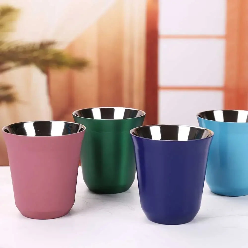 80ML160ML Espresso Mugs 304 Stainless Steel