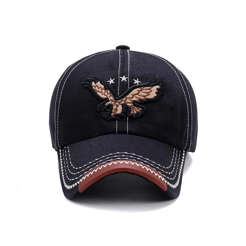 Baseball Cap Eagle Embossed