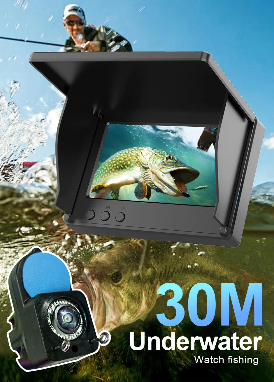 Portable Depth Finder1080P 4.3 Inch LCD Fish Finder