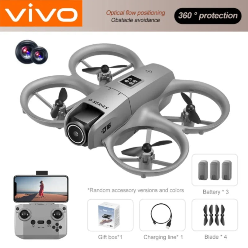 VIVO D16 Drone Aerial HD Professional Dual-camera
