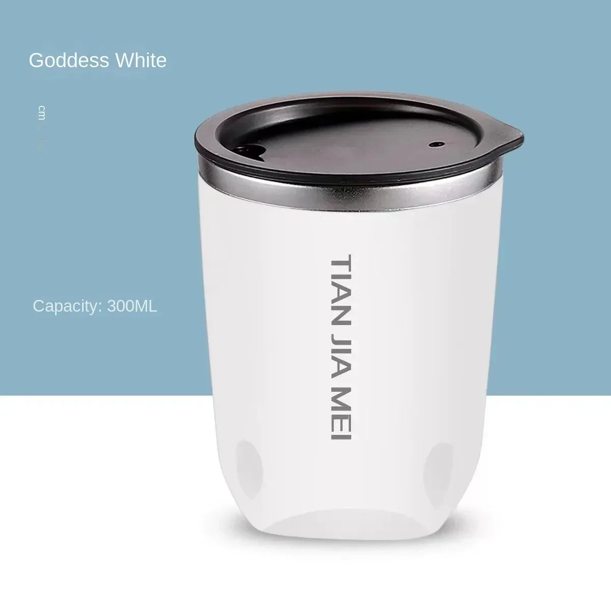 300ml 304 Stainless Steel Mug With Lid Insulated