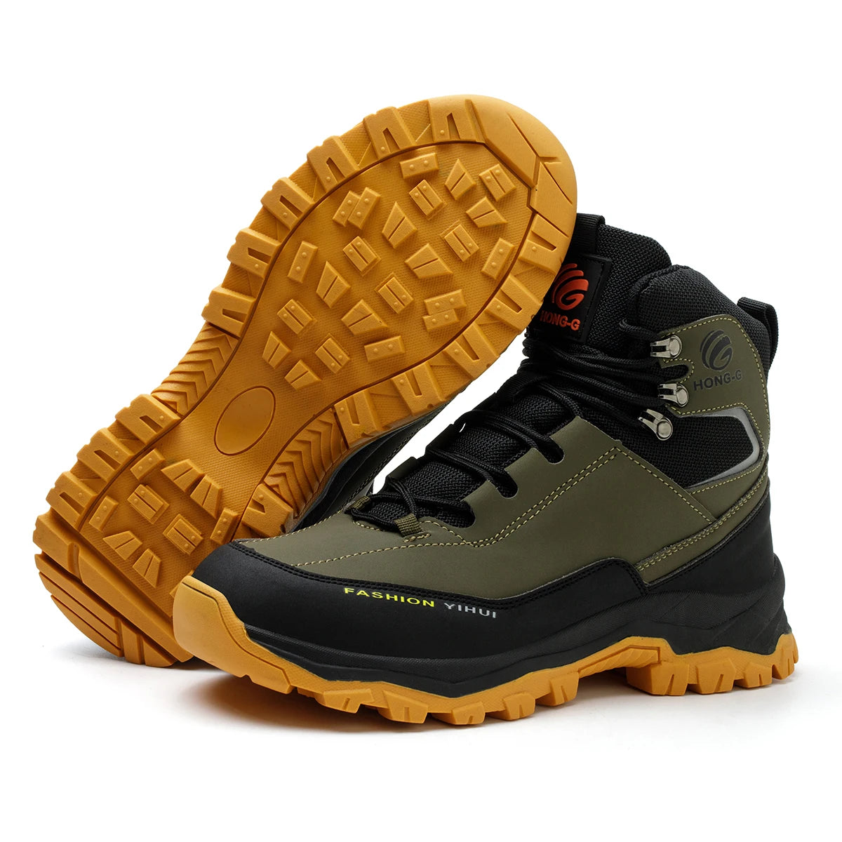 Men's Waterproof Steel Toe Work Boots