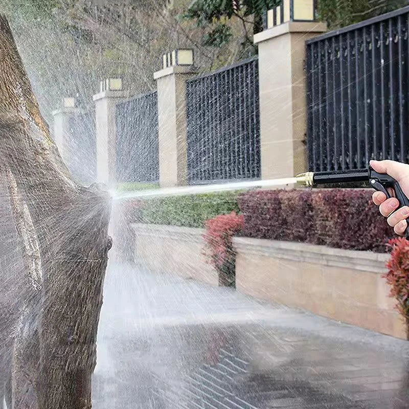25FT-100FT Expandable Magic Hose High Pressure Car Wash Hose With Spray Gun Set Outdoor Watering Irrigation Tool Garden Hose