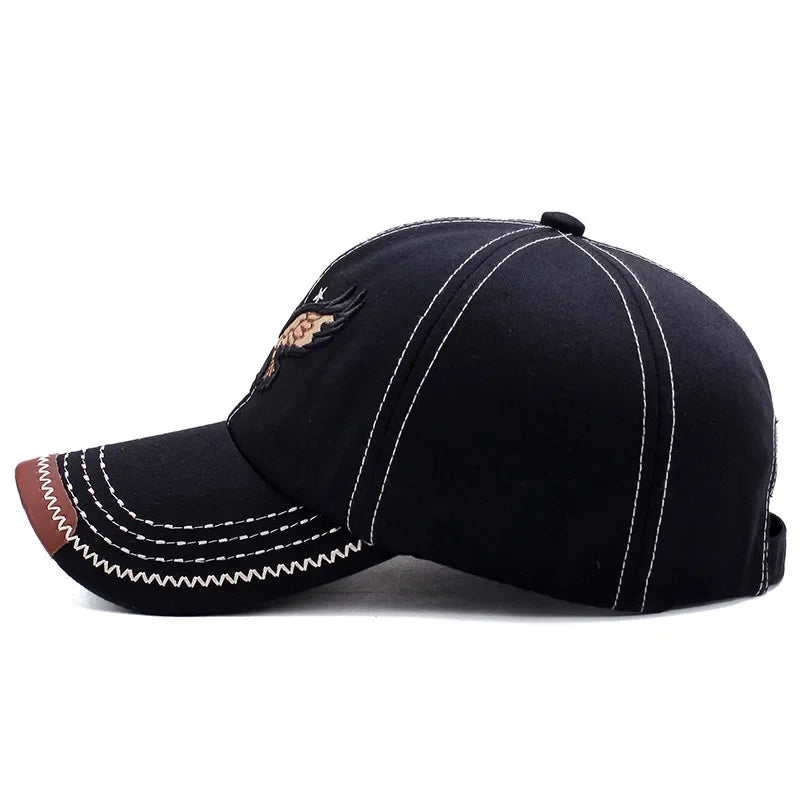 Baseball Cap Eagle Embossed