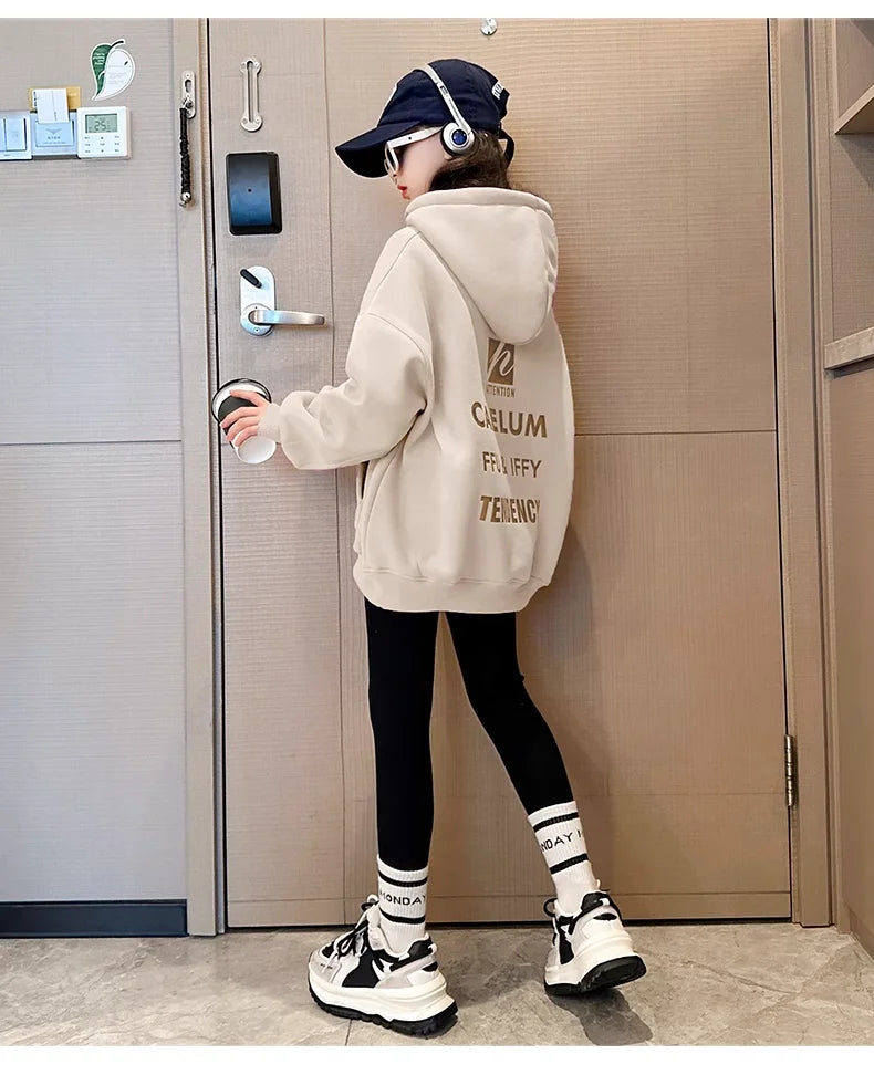 Girl hoodie Fashion Trends Cartoon printed