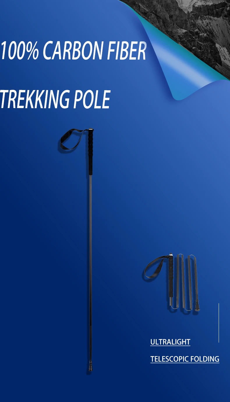 Carbon Fiber Trekking Pole 5-Section
