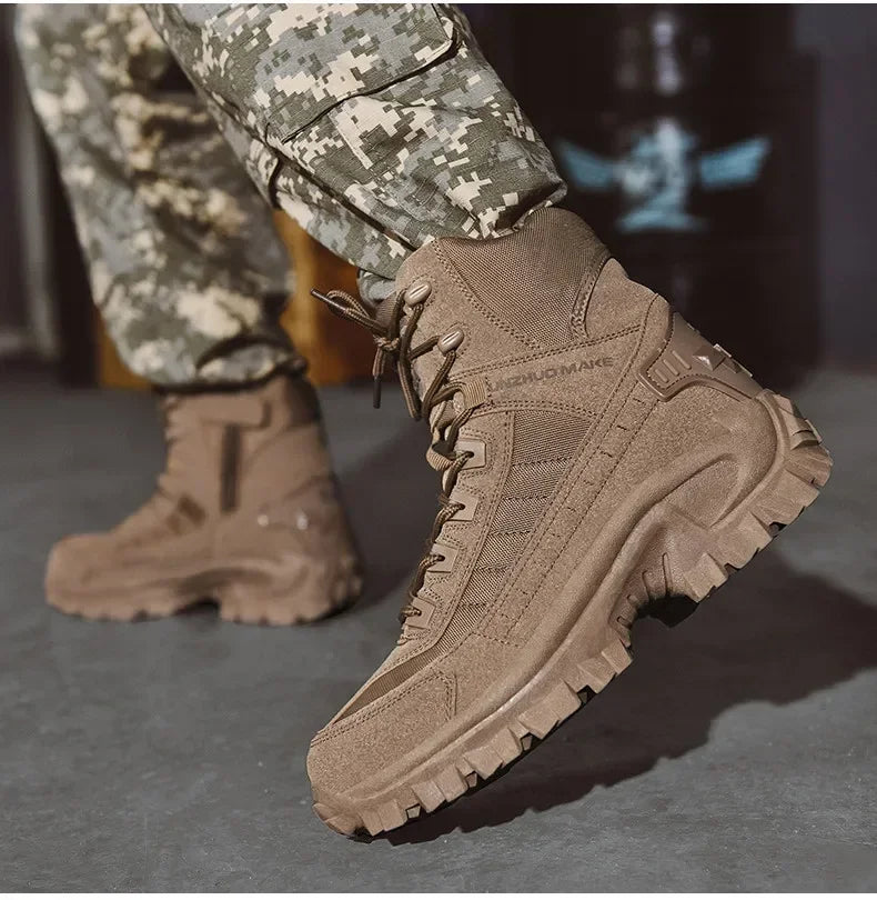 Men's High-top Desert Waterproof Tactical Boots