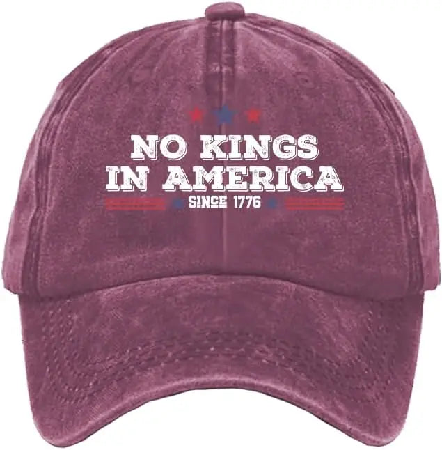 No Kings in America Unisex Baseball Cap