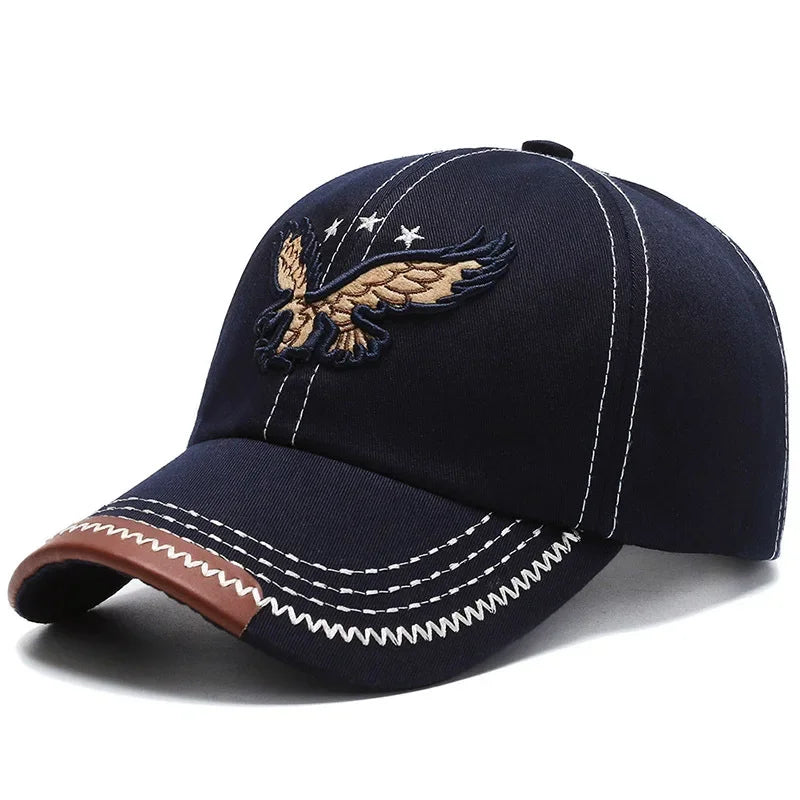 Baseball Cap Eagle Embossed