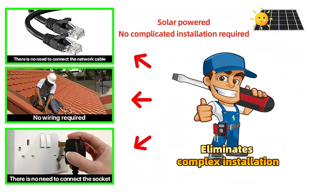 8MP 4K Solar Camera 4G Wifi Outdoor Dual Lens