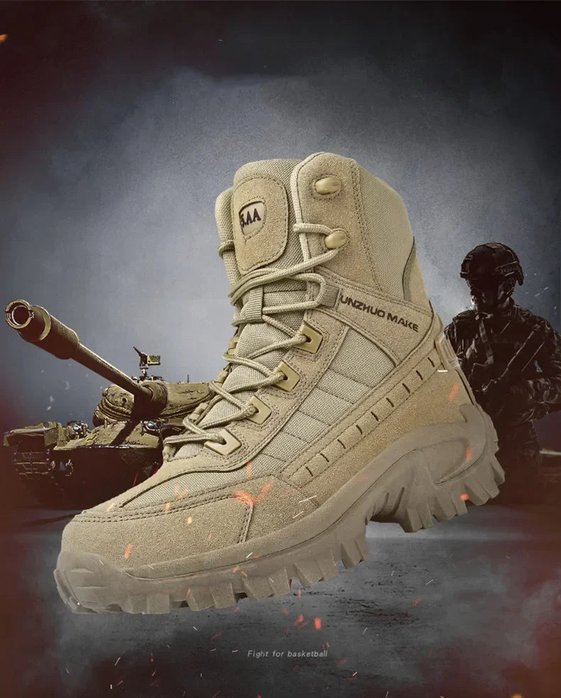 Men's High-top Desert Waterproof Tactical Boots