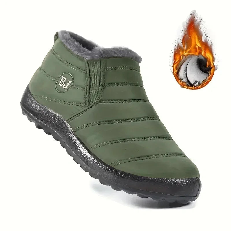 Men's Winter Boots Waterproof Hiking Ankle Height