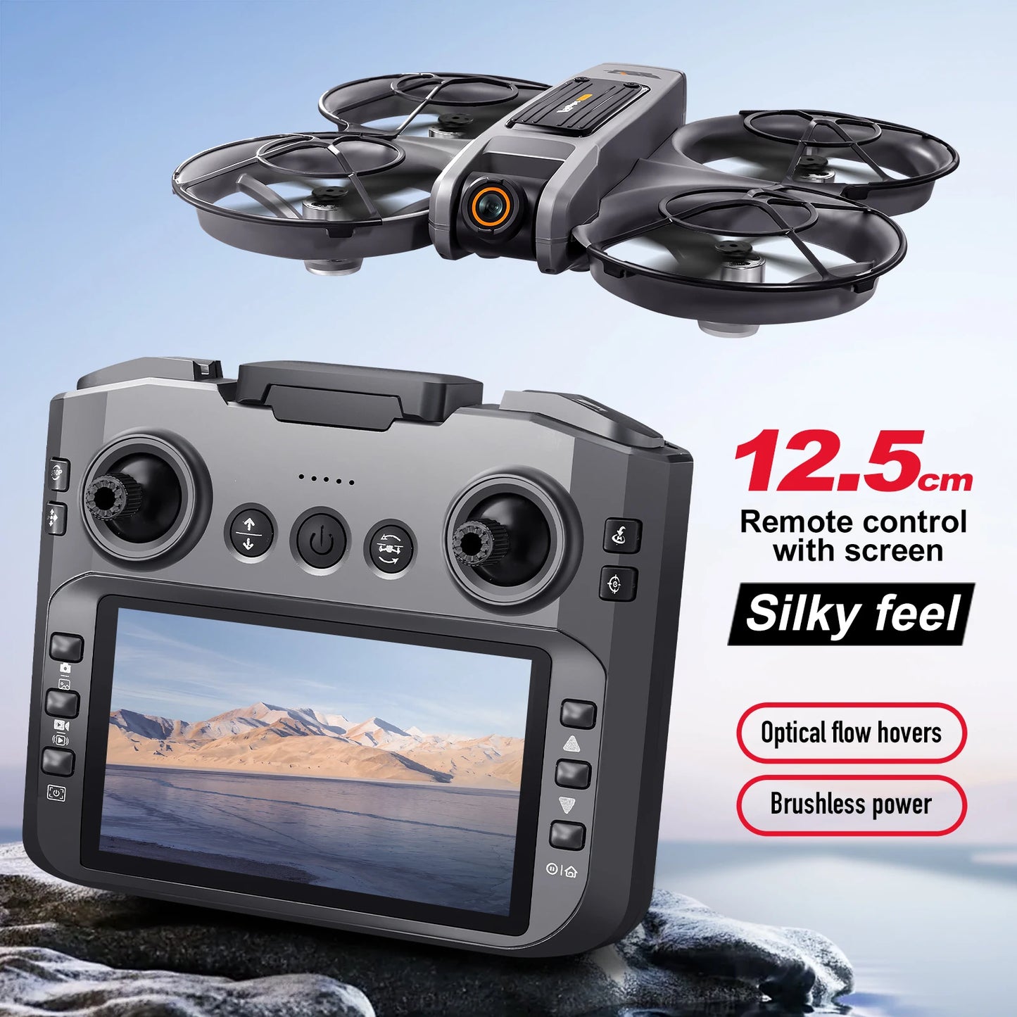 2025 New S156 Large Screen Control One Click Takeoff Ultra Stable