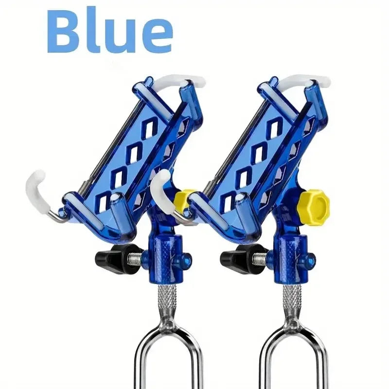2-piece stainless steel rod holder, 360° adjustable