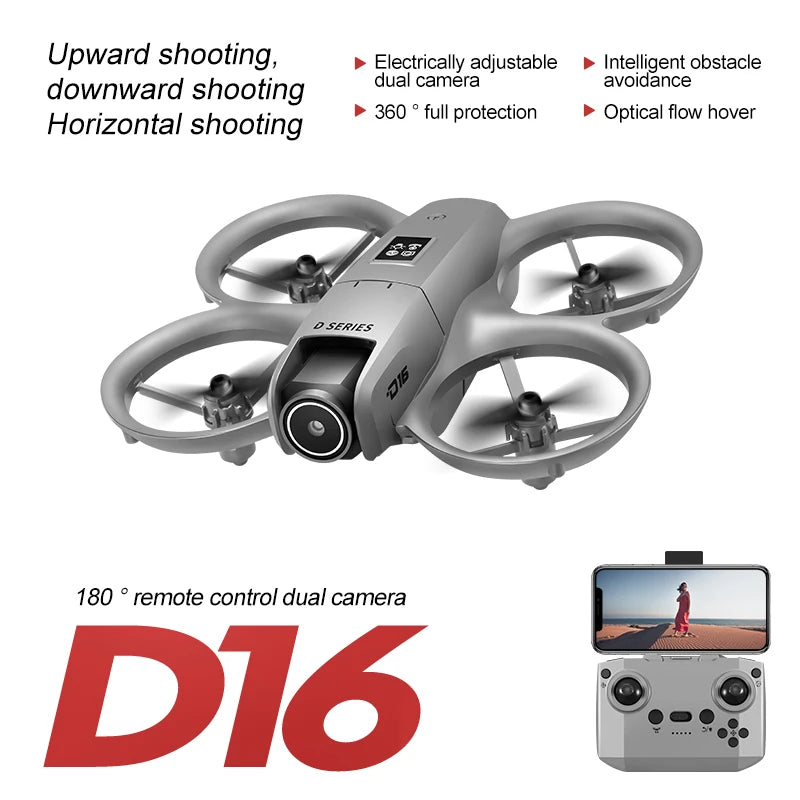 VIVO D16 Drone Aerial HD Professional Dual-camera