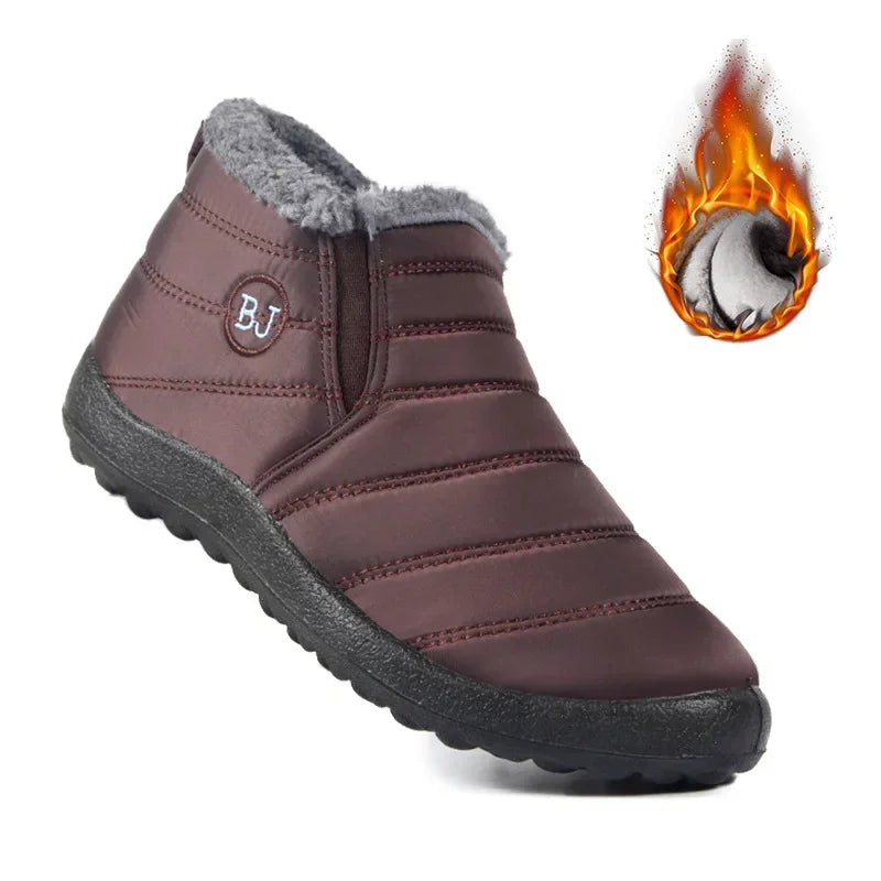 Men's Winter Boots Waterproof Hiking Ankle Height