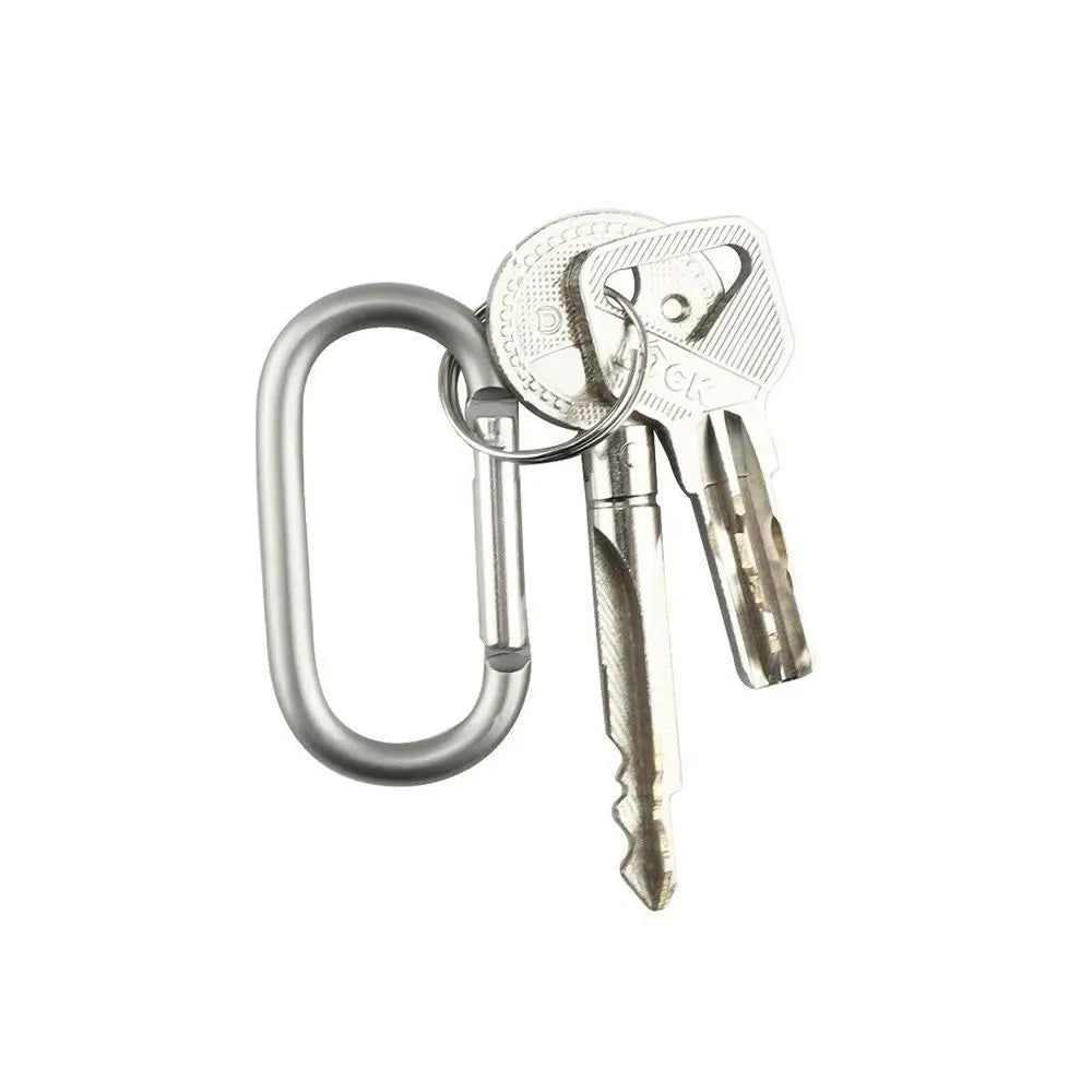 2pcs Alloy Aluminum Survival Gear Mountaineering Carabiner