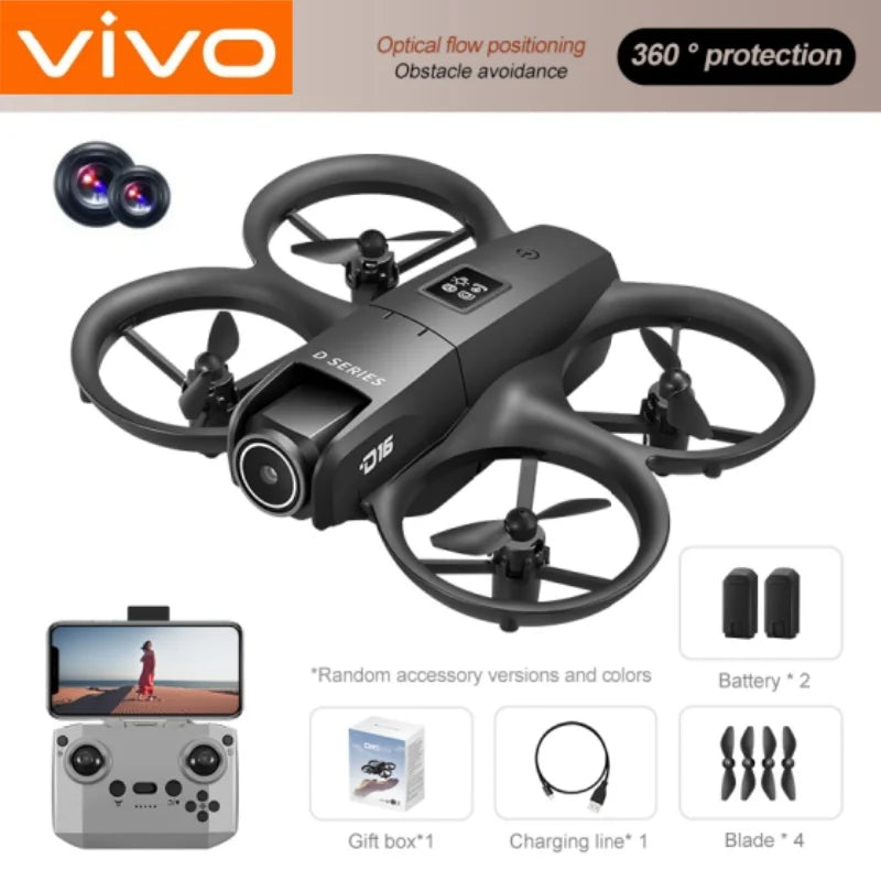 VIVO D16 Drone Aerial HD Professional Dual-camera