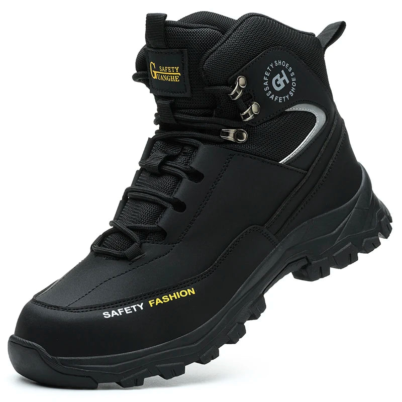 Men's Waterproof Steel Toe Work Boots