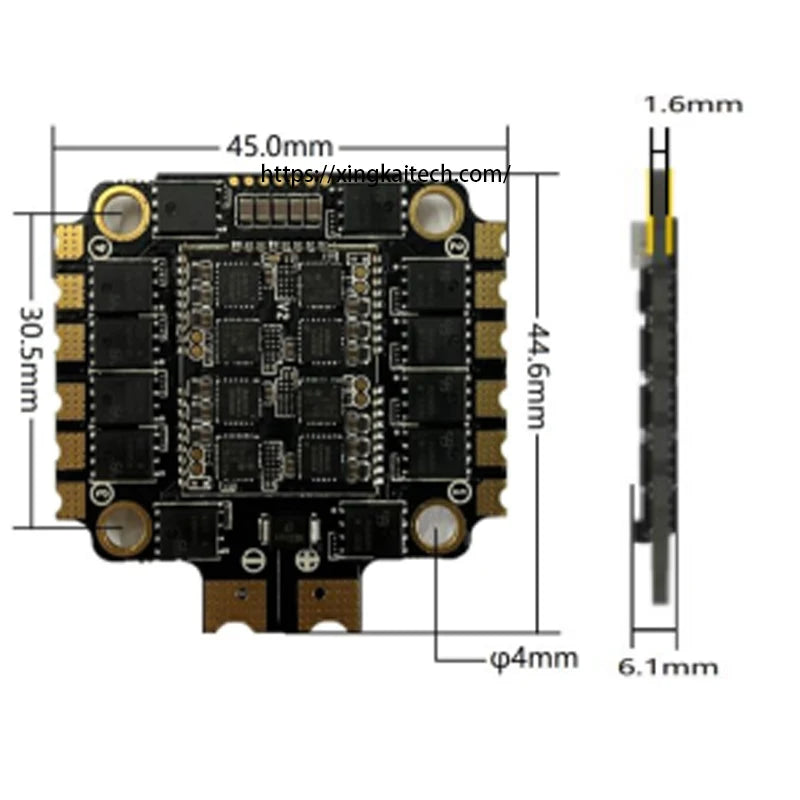 Drone F405 V3 3-6S 30X30 FC&BLHELIS 50A Flight Controller