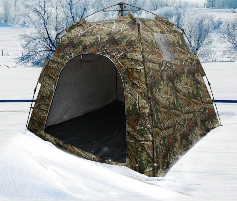 Outdoor Tent 3-4 People Windproof Ice Fishing