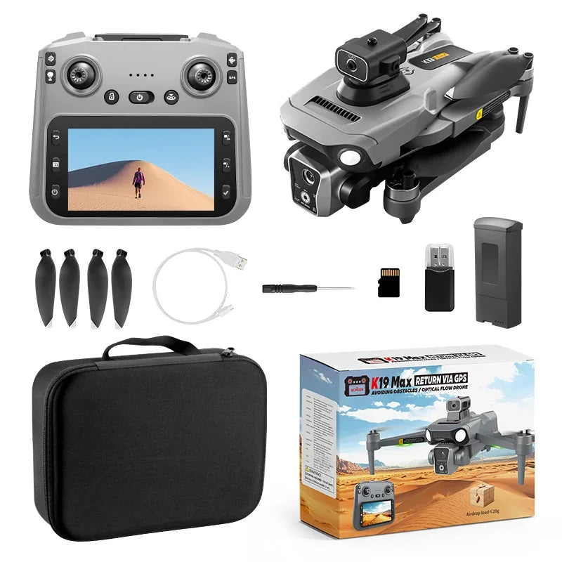 Large Screen Drone 4.5-Inch Screen 360° All-Round Laser