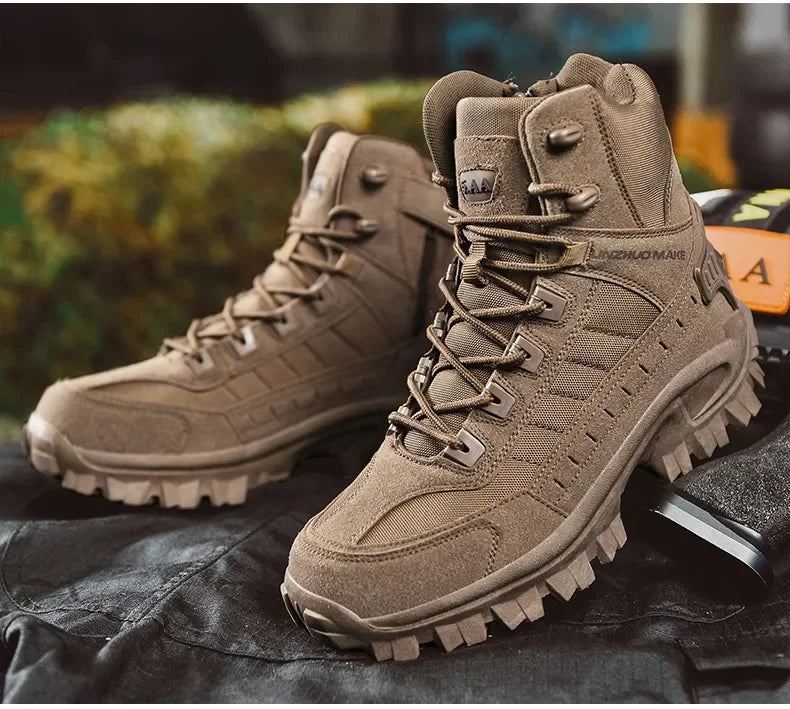 Men's High-top Desert Waterproof Tactical Boots