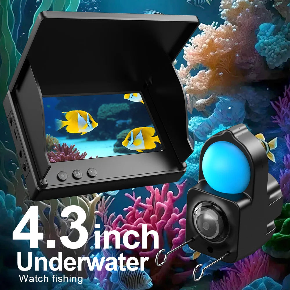 Portable Depth Finder1080P 4.3 Inch LCD Fish Finder