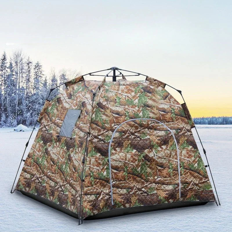 Outdoor Tent 3-4 People Windproof Ice Fishing