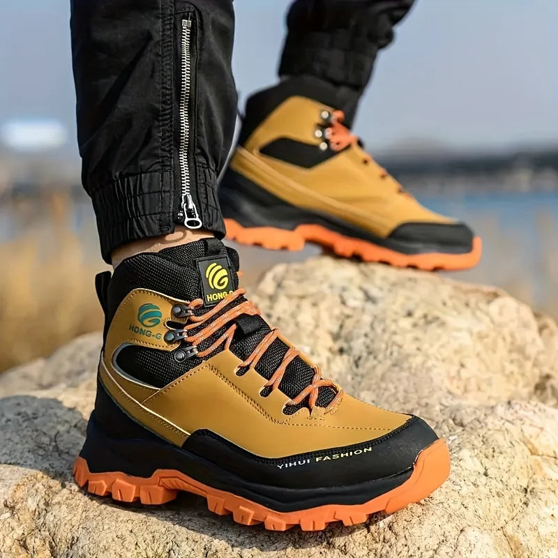 Men's Waterproof Steel Toe Work Boots