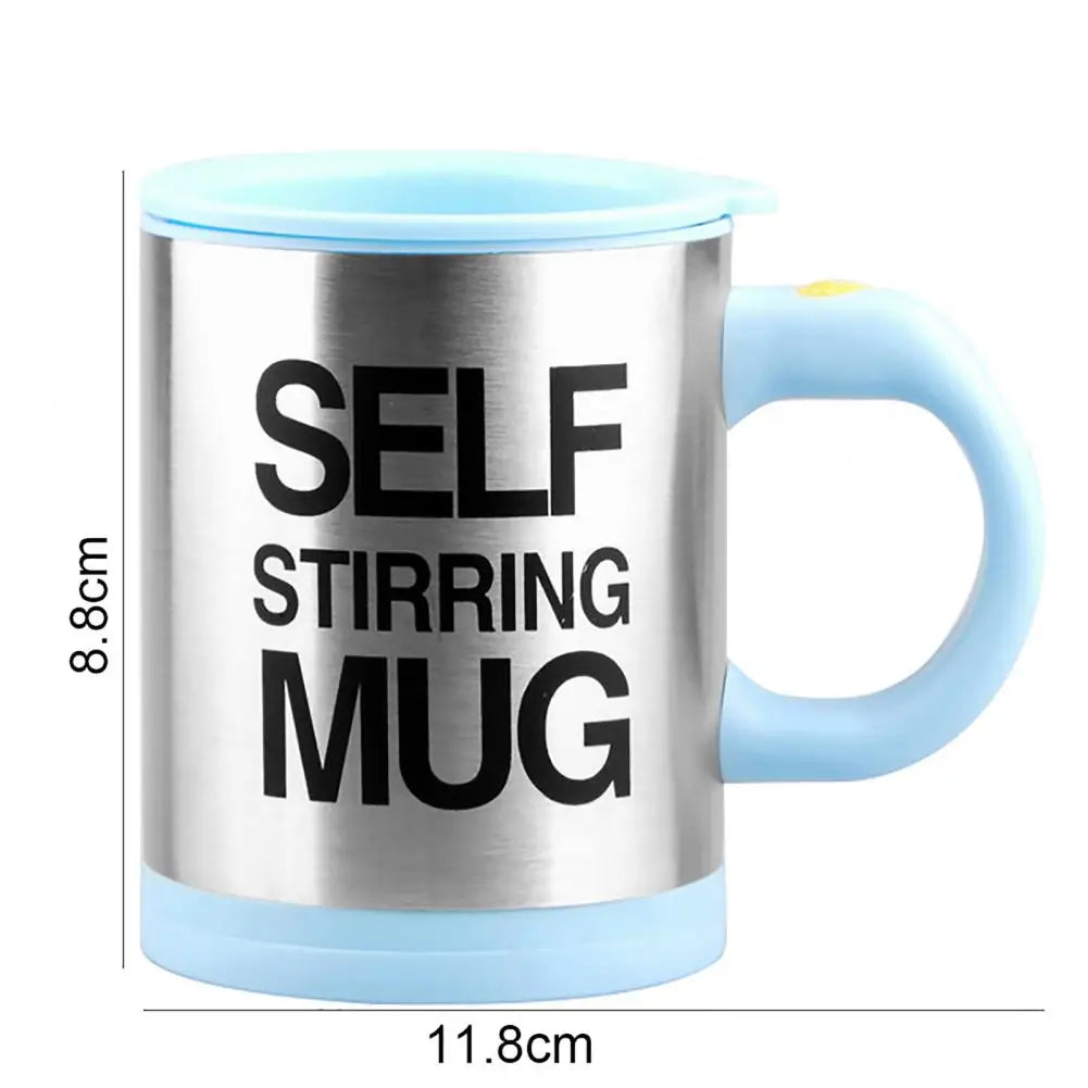Mug 400ml Self Stirring Stainless Steel with Lid